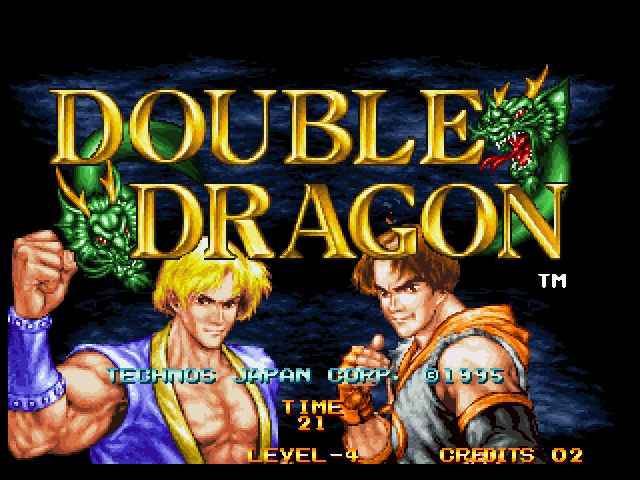 Double Dragon arcade gameplay
